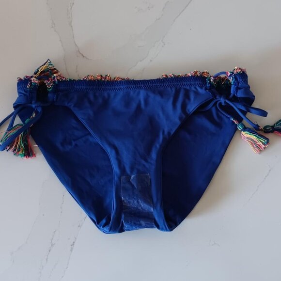 Swim Bottom BECCA Blue/Multi Colored Size S/P NEW - Picture 7 of 10